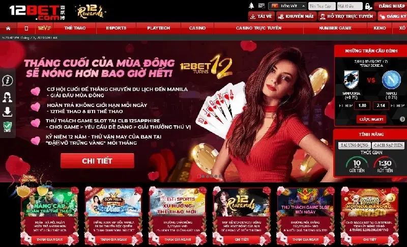 Nhà cái tặng 50k 12Bet